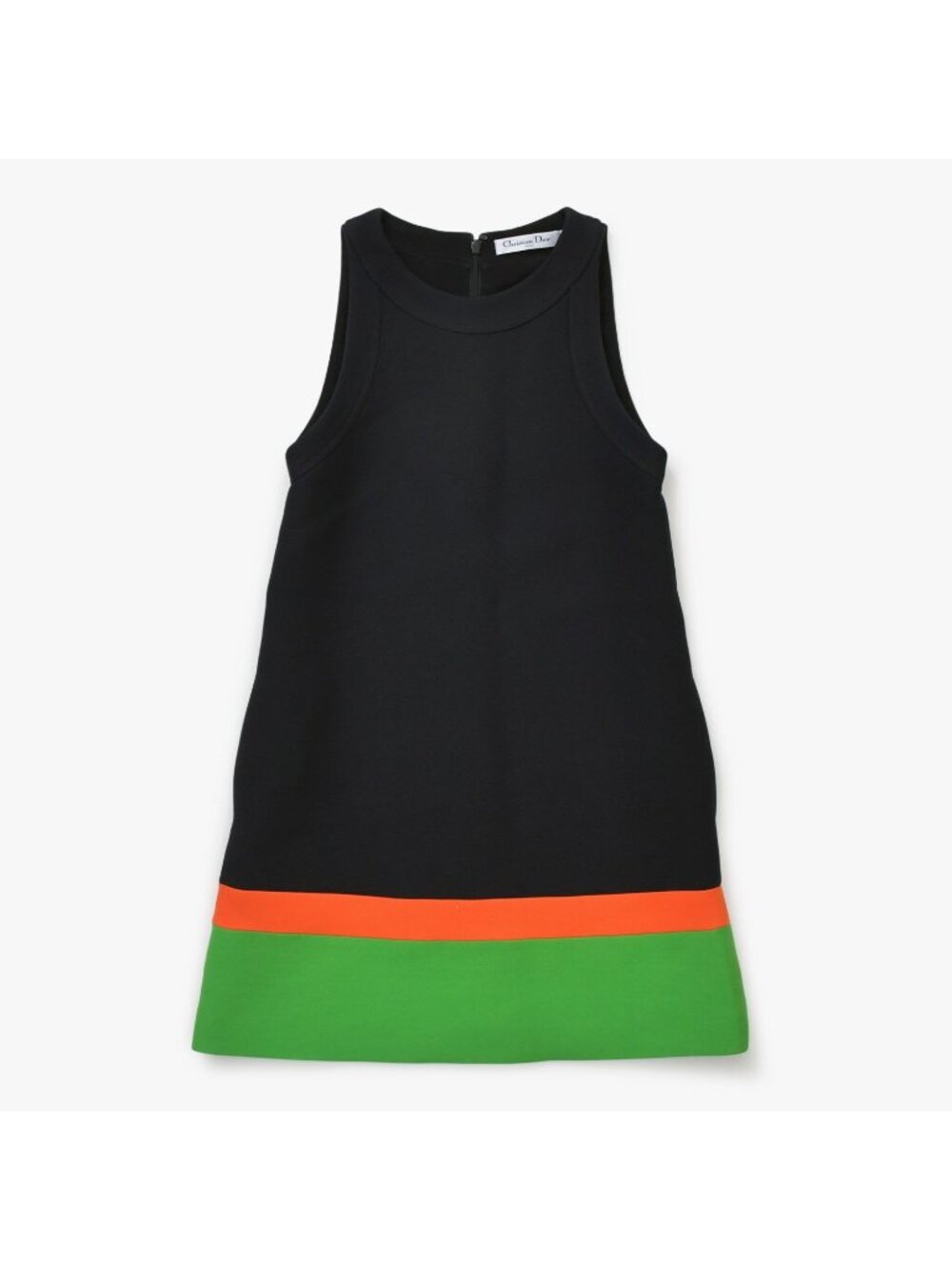 Dior Dress Black Orange Green 34